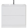 Тумба Bianco Lucido 79,6 см BELBAGNO ACQUA ACQUA-800-2C-PIA-BL